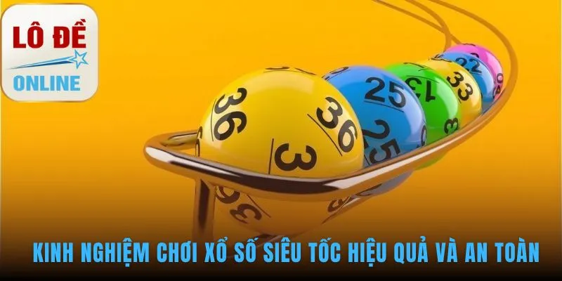 Kinh nghiệm chơi xổ số siêu tốc đòi hỏi kỷ luật và quản lý vốn